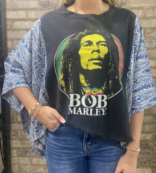 SHANNON PASSERO - Banded Top - BOB MARLEY