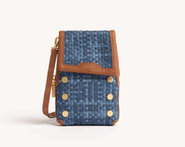 Hammitt VIP Mobile - Mosaic Denim / Brushed Gold