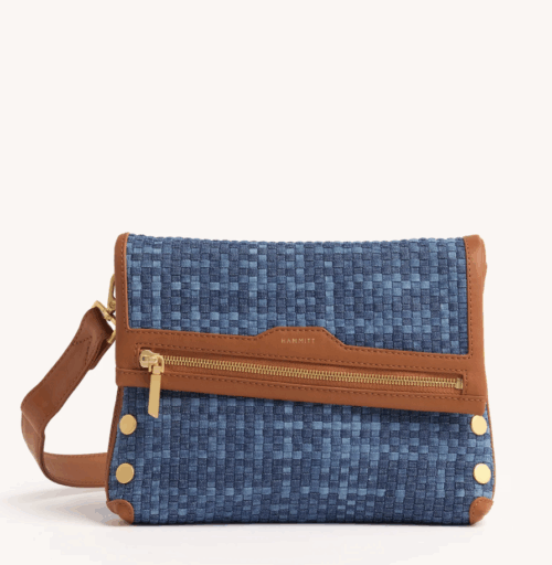 Hammitt VIP Med - Mosaic Denim / Brushed Gold