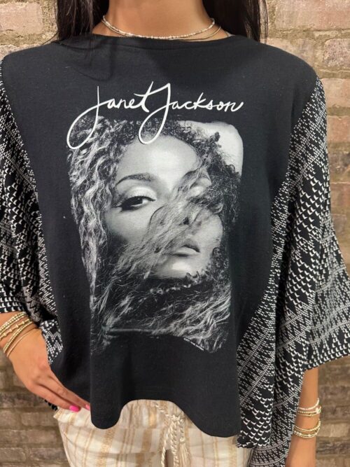 SHANNON PASSERO - Banded Top - JANET JACKSON IN BLACK