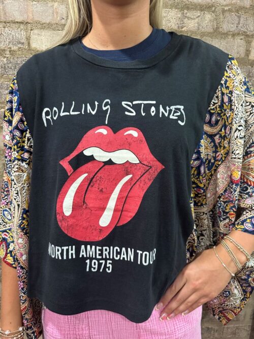 SHANNON PASSERO - Banded Top - THE ROLLING STONES IN BLACK