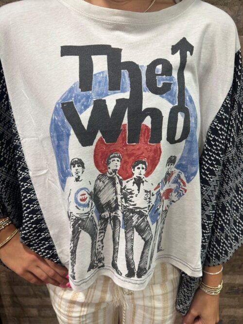 SHANNON PASSERO - Banded Top - THE WHO IN WHITE