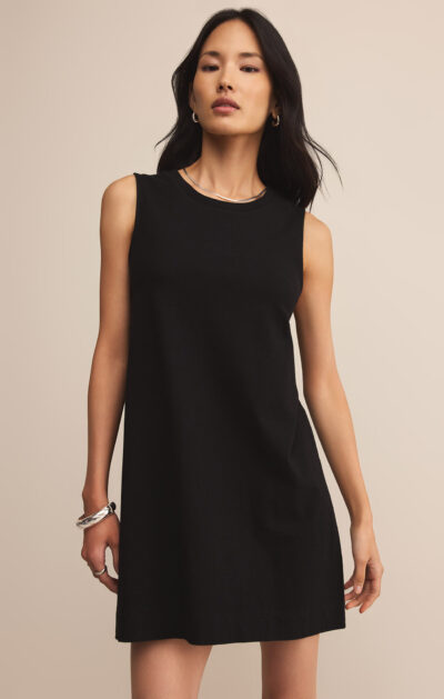 ZSUPPLY SLOANE DRESS - TRUE BLACK