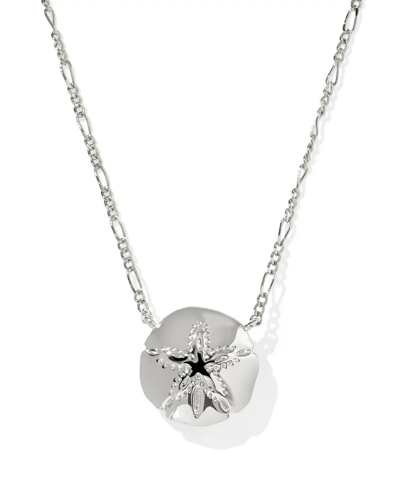 Alternative view of KENDRA SCOTT REVERSIBLE SILVER SAND DOLLAR PENDANT NECKLACE