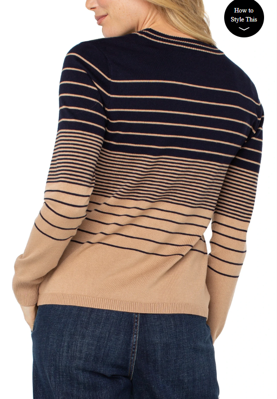 Alternative view of LIVERPOOL LONG SLEEVE CREW NECK SWEATER