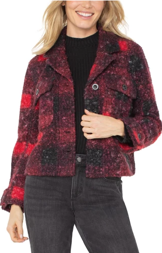 LIVERPOOL BUTTON FRONT BOXY SHACKET