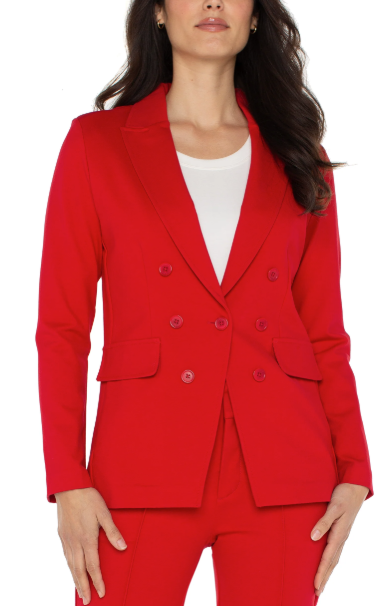 LIVERPOOL FAUX DOUBLE BREASTED BLAZER