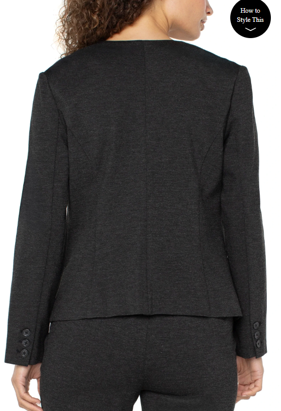 Alternative view of LIVERPOOL COLLARLESS FITTED BLAZER