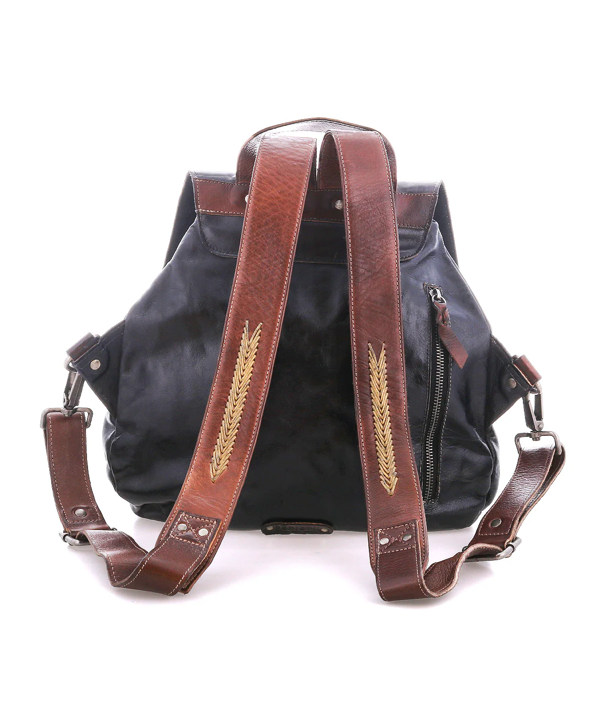 Alternative view of BEDSTU - TEJI IN BLACK TEAK RUSTIC