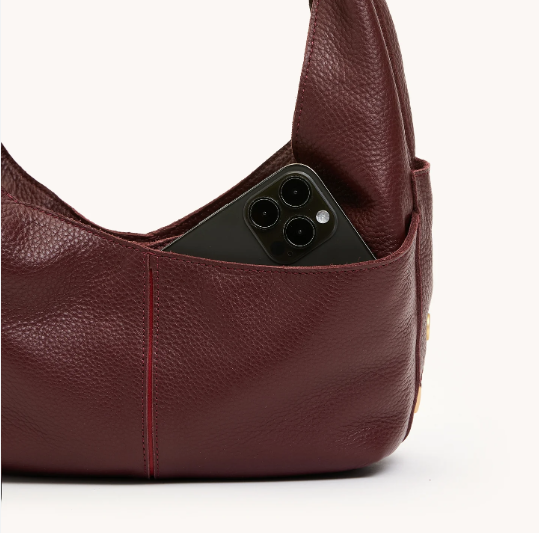 Alternative view of HAMMITT TOM MEDIUM BAG CHERRYWOOD W BRUSHED GOLD