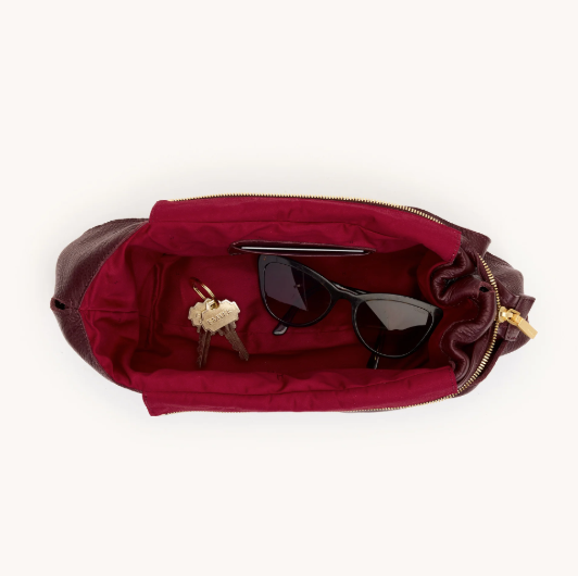 HAMMITT TOM MEDIUM BAG CHERRYWOOD W BRUSHED GOLD - Image 3