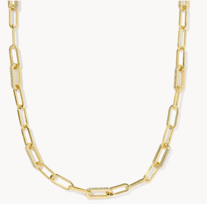 KENDRA SCOTT BELLA CHAIN NECKLACE GOLD
