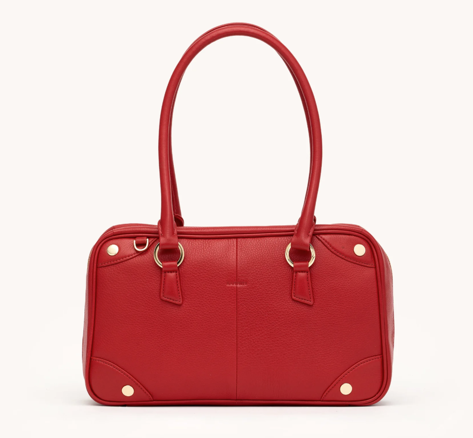 HAMMITT MEREDITH MEDIUM CHILI RED GOLD