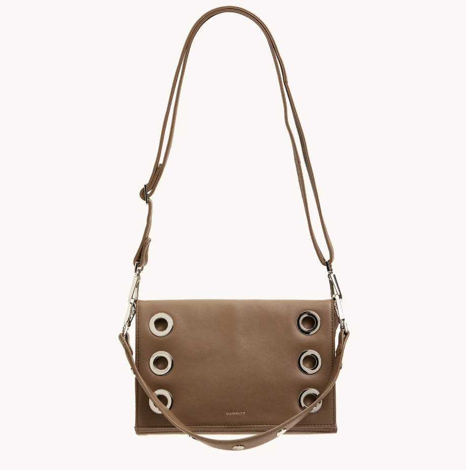 Alternative view of HAMMIT MONTANA CLUTCH SMALL DUNE SILVER