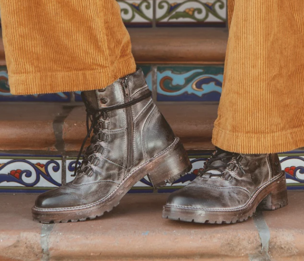 Alternative view of ROAN BY BED STU PACKER BLACK NAPA RUST BOOTS