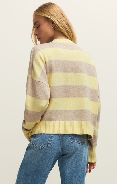 Alternative view of Z SUPPLY - CIRRUS STRIPE SWEATER SUNNYSIDE