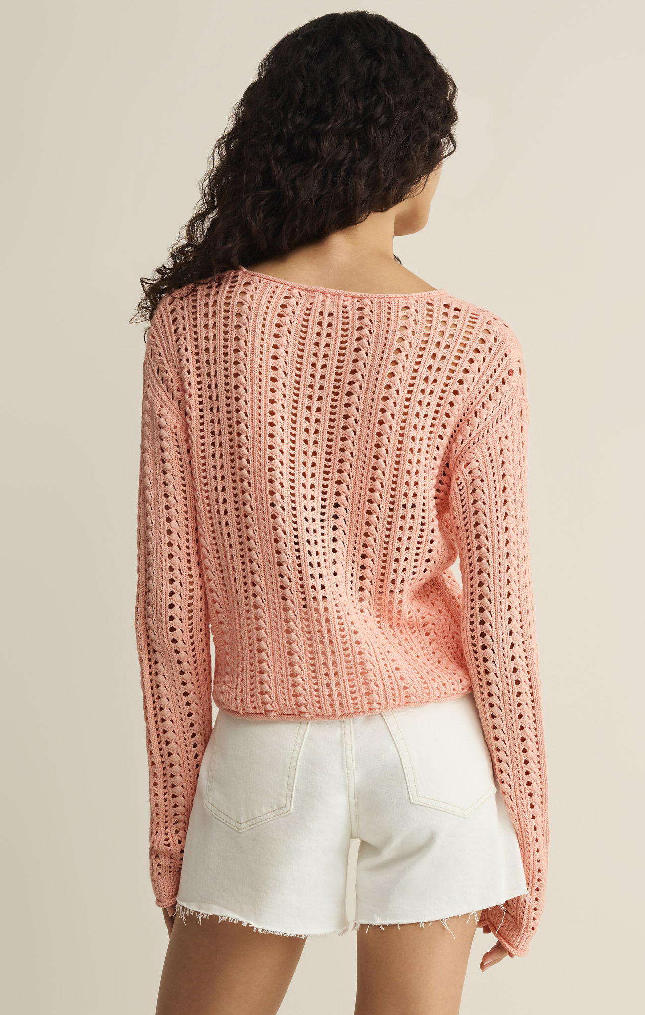 Alternative view of Z SUPPLY - UPLAND CROCHET SWEATER - BELLINI