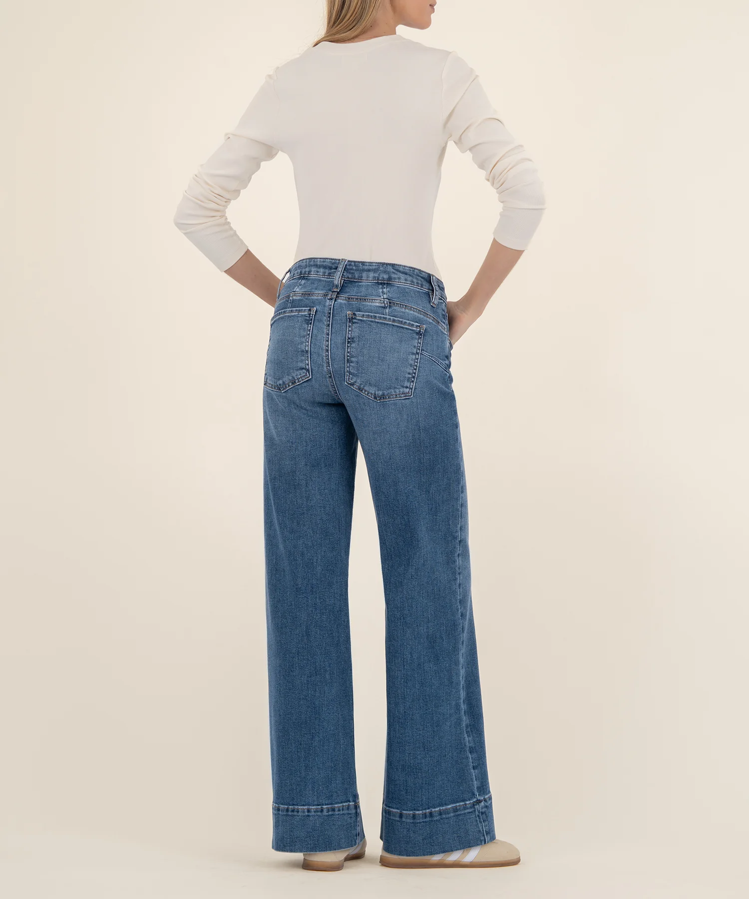 KUT FROM THE KLOTH - MAYA HIGH RISE WIDE LEG AMUSE - Image 3