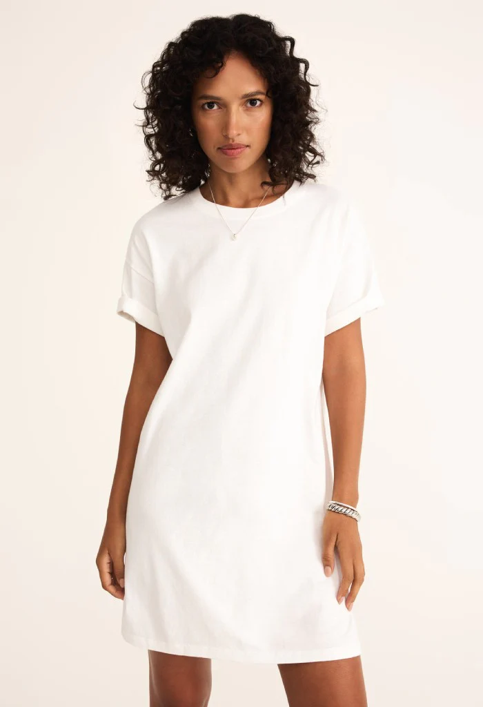 Z SUPPLY - SWAY MINI DRESS WHITE