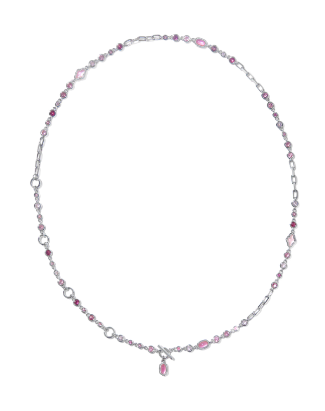 Alternative view of KENDRA SCOTT - MINI ELISA ABBIE STRAND NECKLACE SILVER