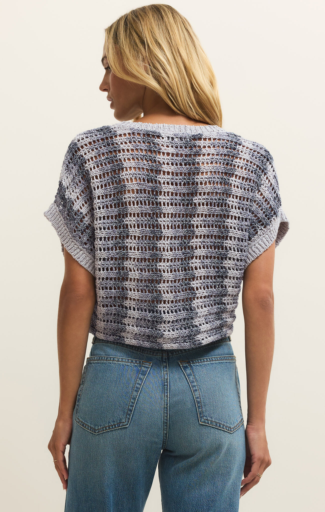Alternative view of Z SUPPLY - BALLAST CROCHET STRIPE TOP