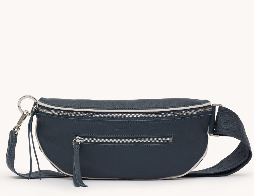 HAMMITT - CHARLES CROSSBODY MEDIUM - NAUTICAL NAVY - SILVER