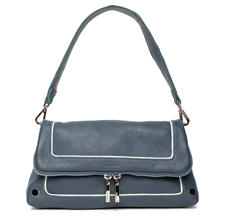 HAMMITT- BEVERLY MEDIUM - NAUTICAL NAVY - SILVER