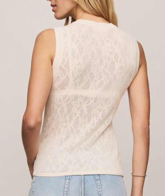 Alternative view of Z SUPPLY TIBI MESH TANK CLOUD