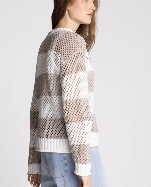 Alternative view of THREAD SUPPLY FLORIANA SWEATER CREAM TAUPE