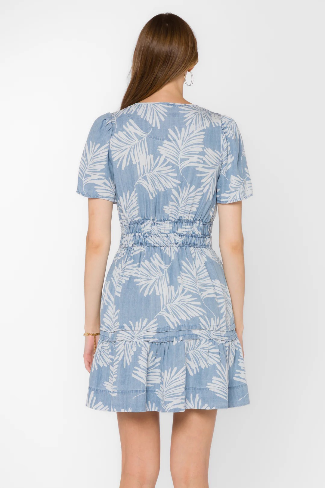 Alternative view of VELVET HEART - STILLA PALM LEAF DRESS