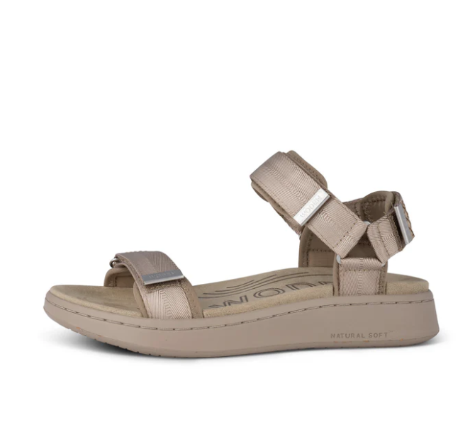 WODEN - LINE SANDAL - SILVER MINK