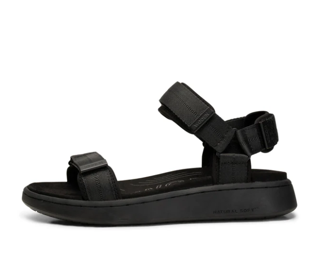 WODEN - LINE SANDAL- BLACK