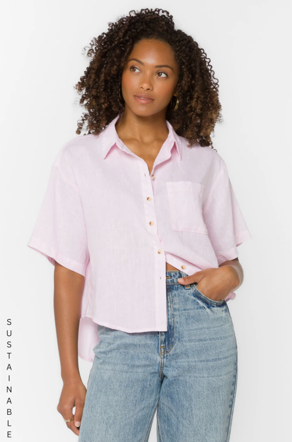 Alternative view of VELVET HEART - SUZANNE PINK SHIRT