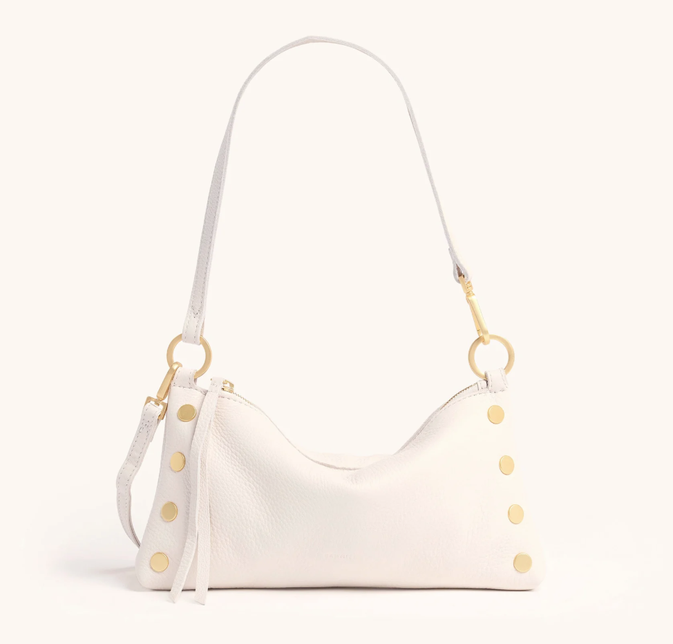 HAMMITT - KYLE SMALL - CALLA LILY WHITE/ BRUSHE GOLD