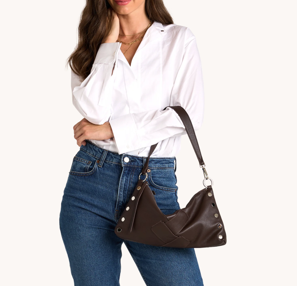 Alternative view of HAMMITT - KYLE MEDIUM - ESPRESSO WEAVE/ SILVER