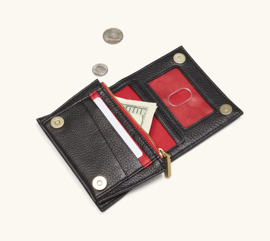 Alternative view of HAMMITT - ALLEN WALLET - BLACK/ BRUSHED GOLD