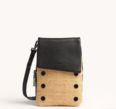 HAMMITT - VIP MOBILE - CHAPARRAL RAFFIA/ GUNMETAL