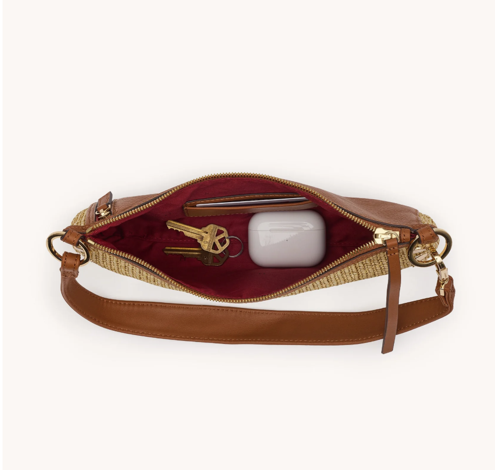 HAMMITT - KYLE SMALL - COCOA RAFFIA/ GOLD - Image 4