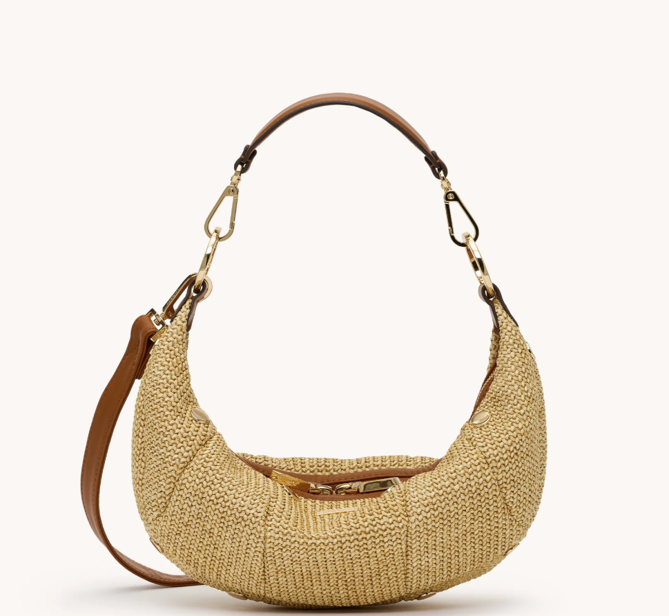 HAMMITT - ERICA SMALL - COCOA RAFFIA/ GOLD