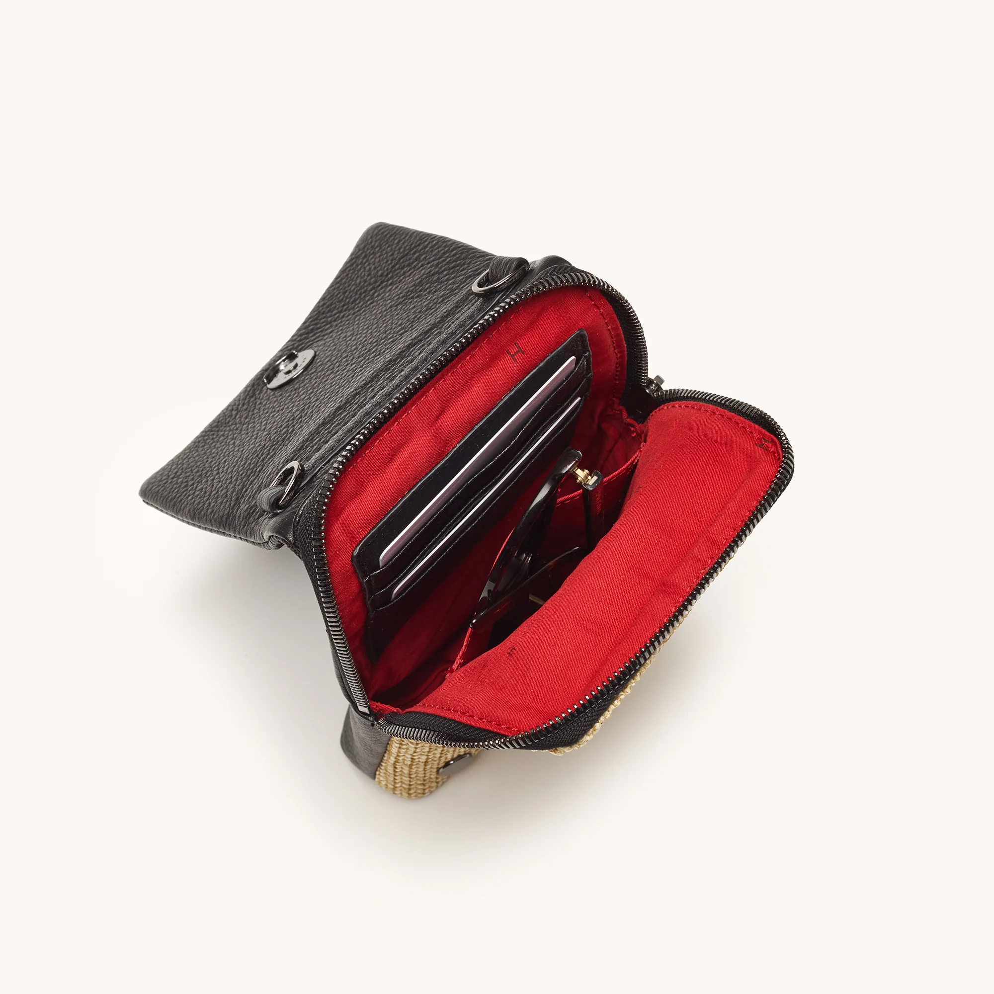 HAMMITT - VIP MOBILE - CHAPARRAL RAFFIA/ GUNMETAL - Image 4