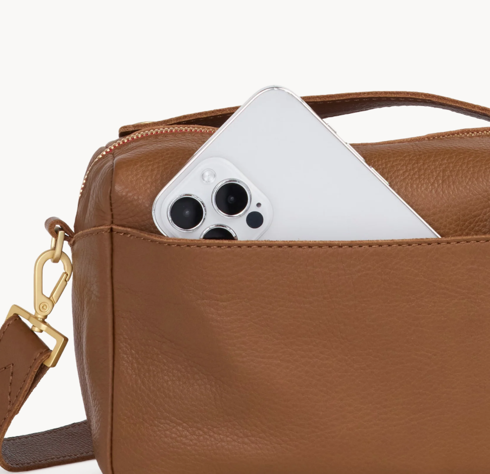 HAMMITT - EVAN CROSSBODY SML - MAHOGANY PEBBLE - Image 3