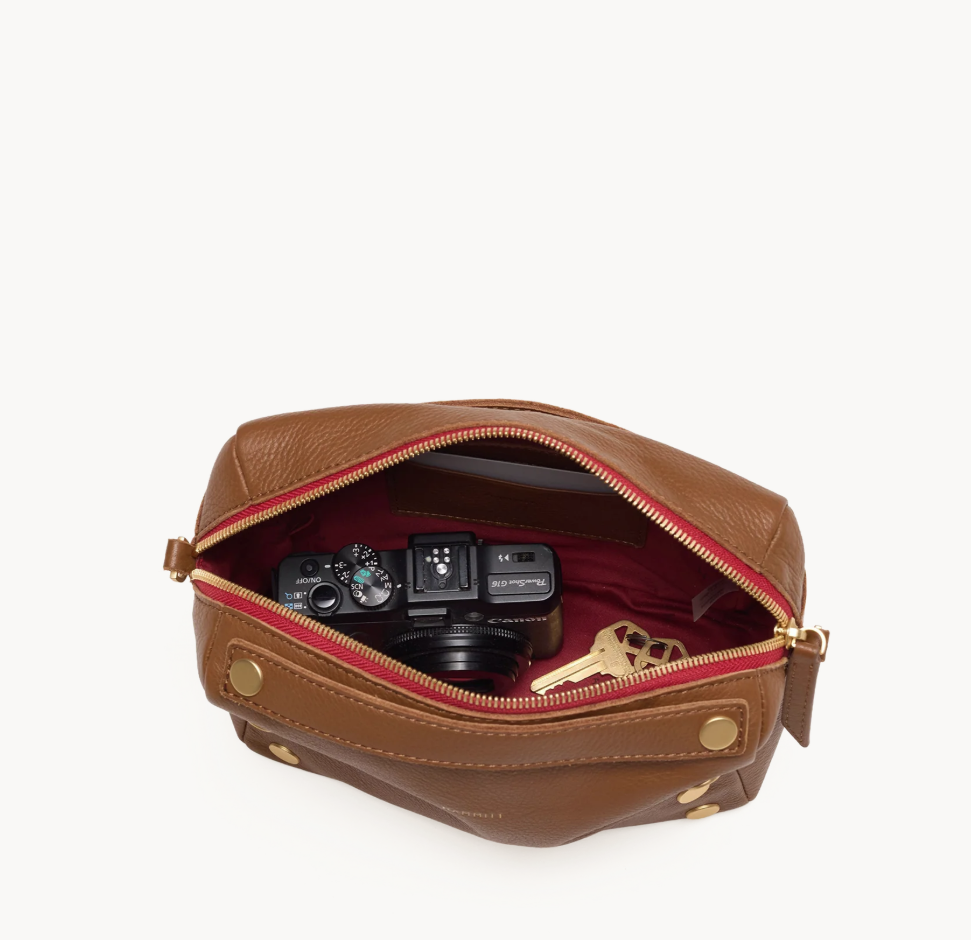 HAMMITT - EVAN CROSSBODY SML - MAHOGANY PEBBLE - Image 4