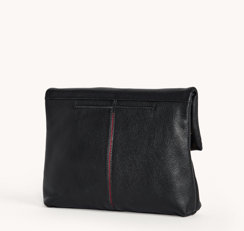 Alternative view of HAMMITT VIP MED BLACK BRUSHED GOLD RED ZIP