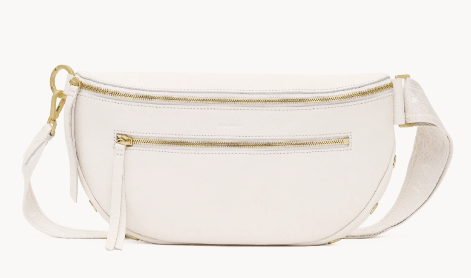 HAMMITT - CHARLES CROSSBODY LARGE - CALLA LILY WHITE/GOLD
