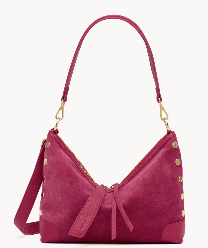 HAMMITT - GRACE MEDIUM - CALYPSO FUCHSIA SUEDE/GOLD