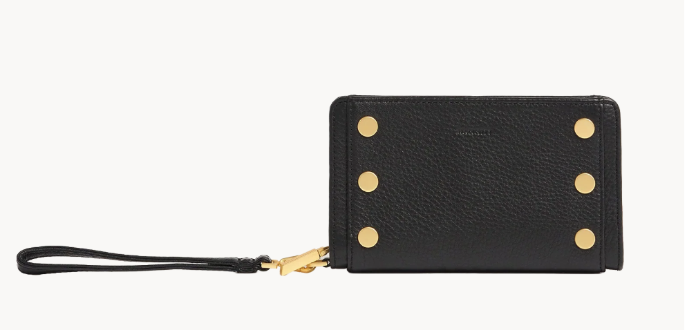 HAMMITT - BRYANT WALLET - CLACK NYLON CARGO/ RED ZIPPER/ GOLD