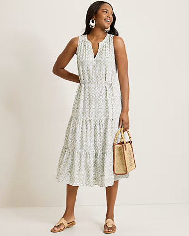 TOMMY BAHAMA COASTAL SANDS S/L SUNDRESS