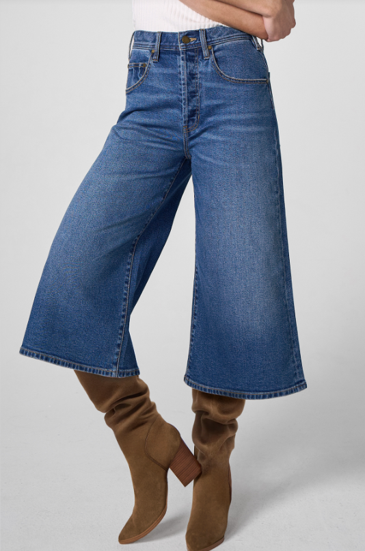 LIVERPOOL - CLAIRE HIGH-RISE RELAXED CULOTTE - HONEY WAVE