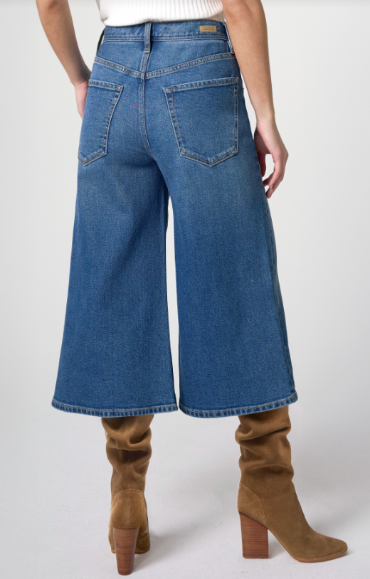 Alternative view of LIVERPOOL - CLAIRE HIGH-RISE RELAXED CULOTTE - HONEY WAVE