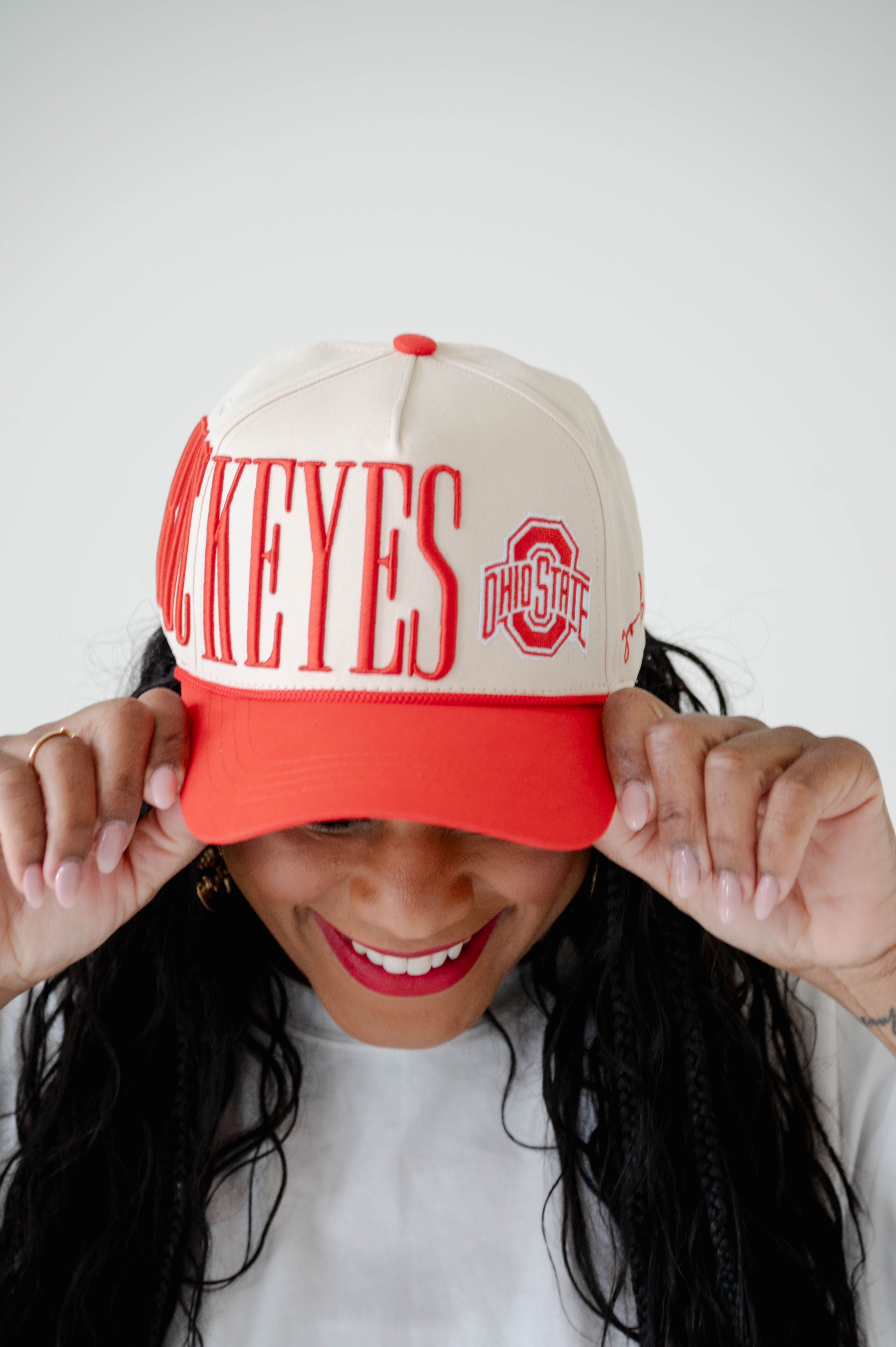 OHIO STATE BUCKEYES CANVAS BASEBALL HAT